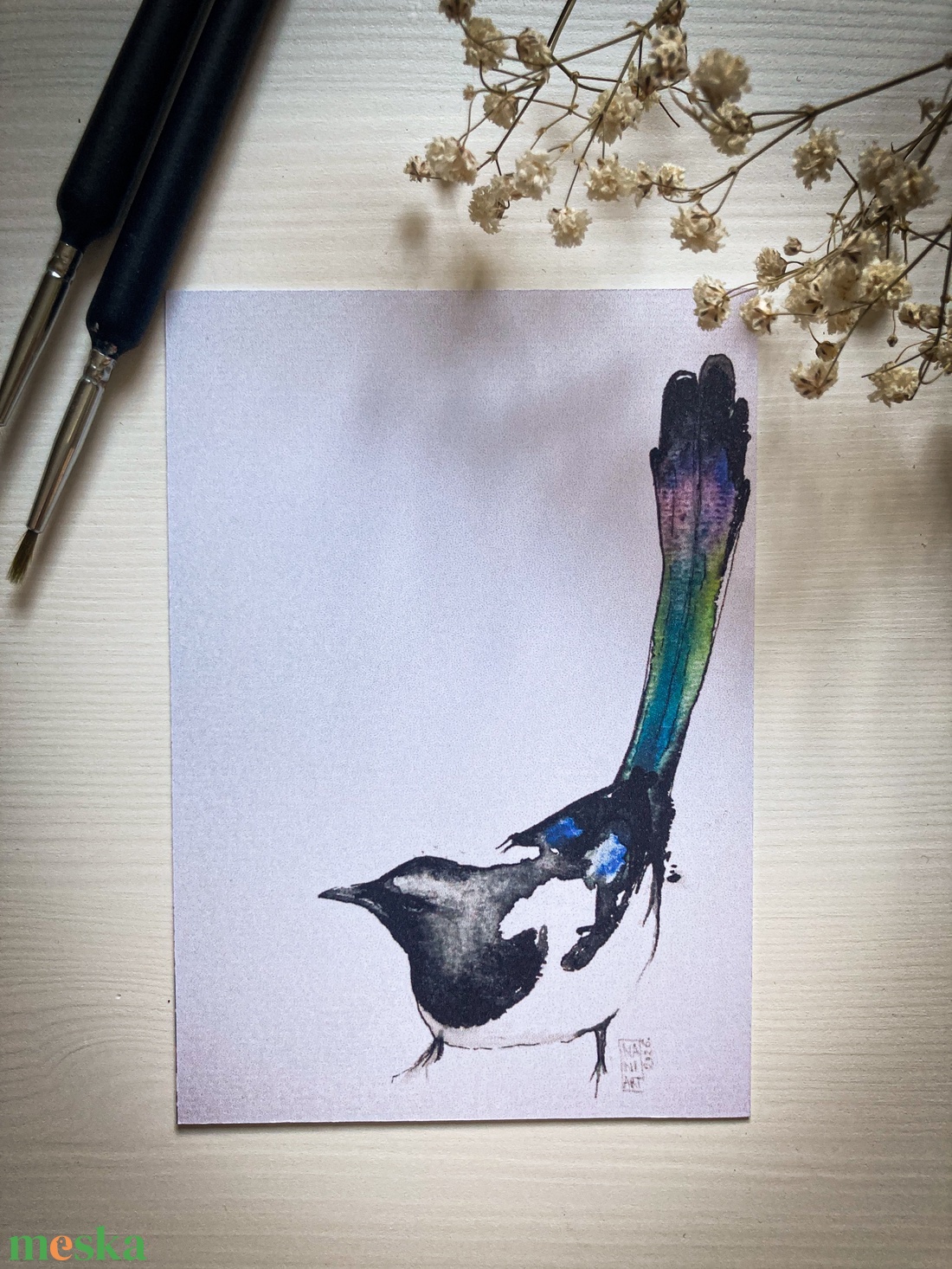 Szarka - művészi nyomat  - művészet - grafika & illusztráció - művészi nyomat - Meska.hu