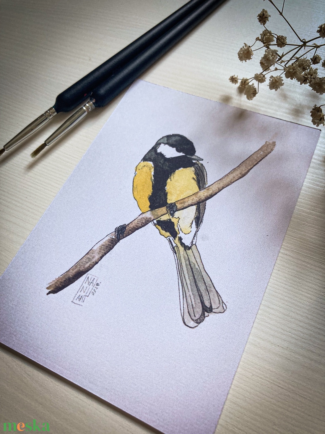 Széncinege - művészi nyomat - művészet - grafika & illusztráció - művészi nyomat - Meska.hu Széncinege - művészi nyomat - művészet - grafika & illusztráció - művészi nyomat - Meska.hu