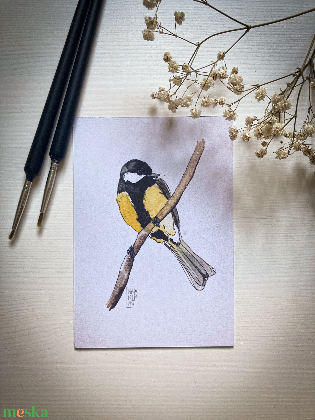 Széncinege - művészi nyomat - művészet - grafika & illusztráció - művészi nyomat - Meska.hu Széncinege - művészi nyomat - művészet - grafika & illusztráció - művészi nyomat - Meska.hu
