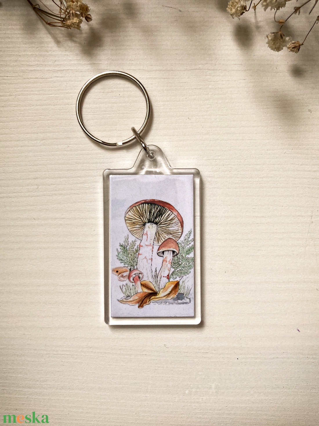 Kulcstartó - Gombák és lepkék kulcstartó - táska & tok - kulcstartó & táskadísz - kulcstartó - Meska.hu