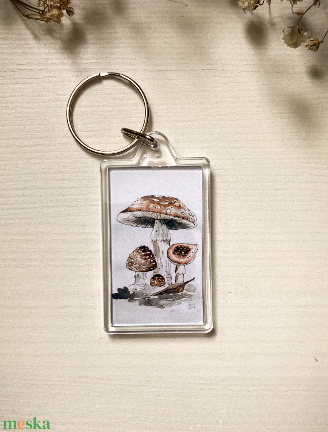 Kulcstartó - Gombák és lepkék kulcstartó - táska & tok - kulcstartó & táskadísz - kulcstartó - Meska.hu