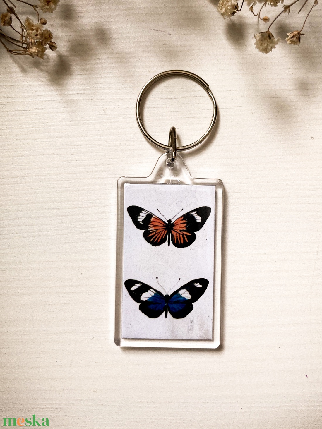 Kulcstartó - Gombák és lepkék kulcstartó - táska & tok - kulcstartó & táskadísz - kulcstartó - Meska.hu