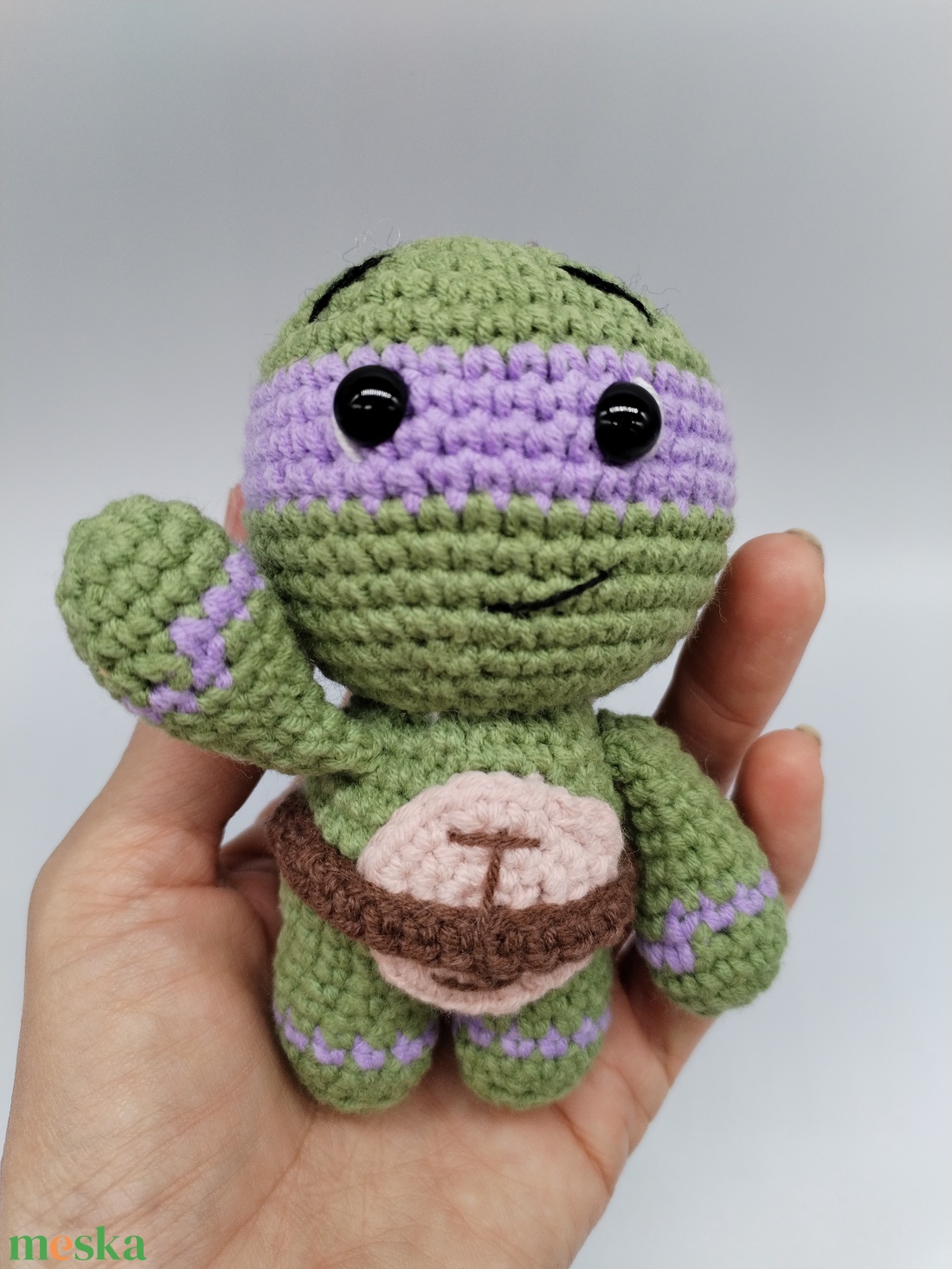 Tini ninja teknős - baba - mama - baba játékok - szundikendő, alvóka - Meska.hu