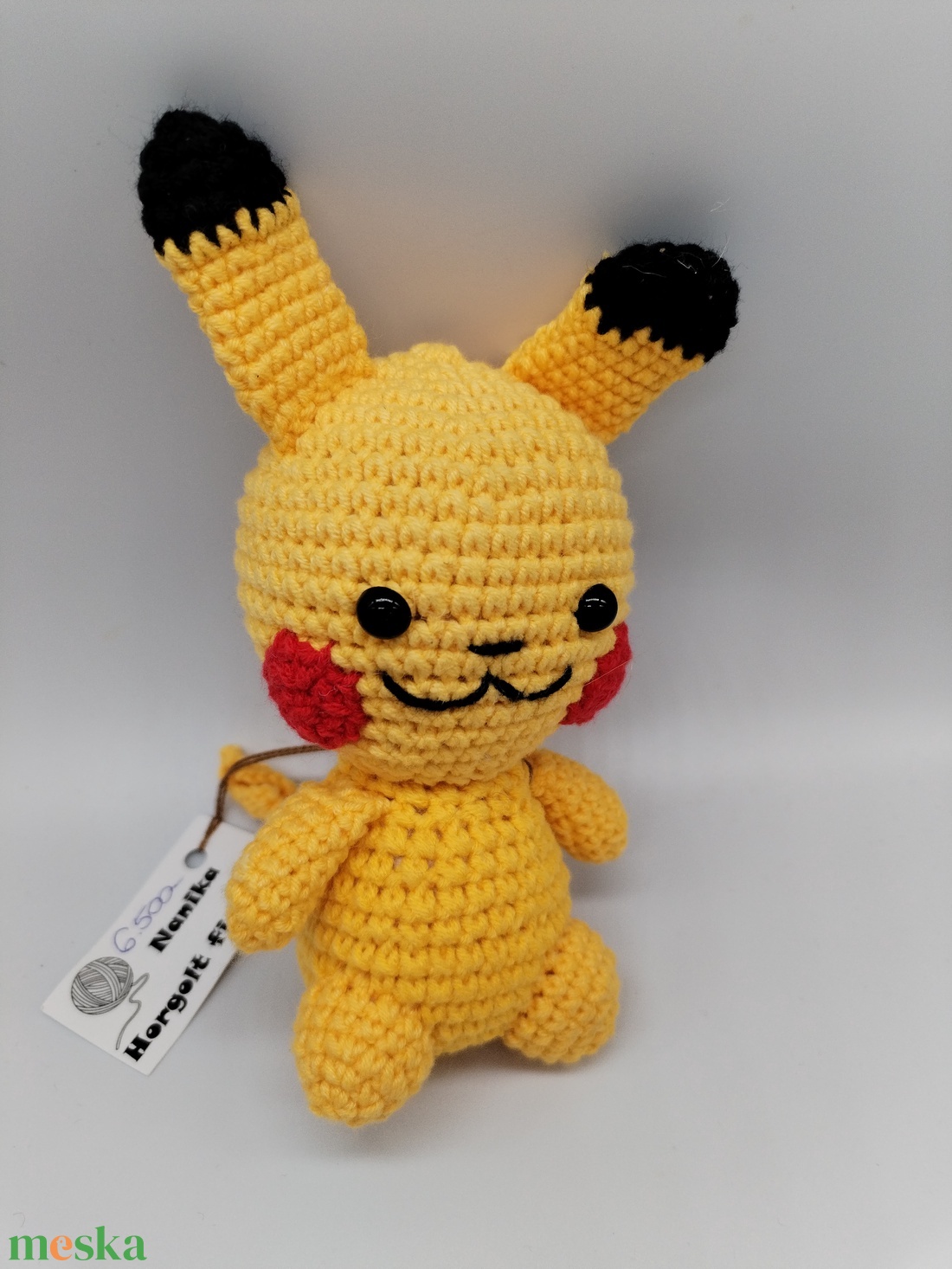 Pikachu - játék & sport - plüssállat & játékfigura - plüss mesefigurák - Meska.hu