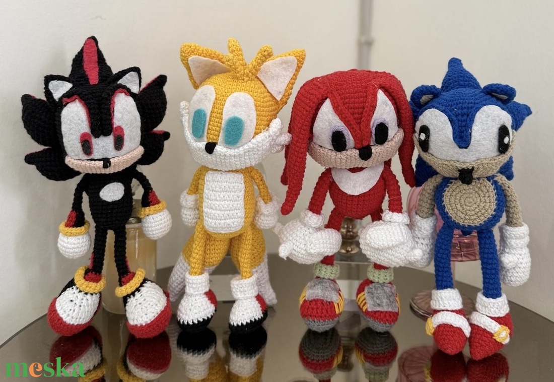 Sonic és barátai - baba - mama - baba játékok - szundikendő, alvóka - Meska.hu