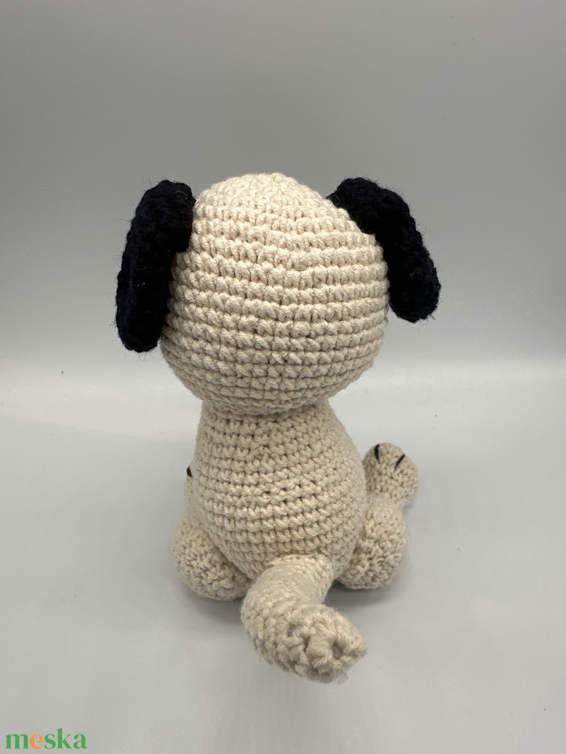 Horgolt mopsz - játék & sport - plüssállat & játékfigura - kutya - Meska.hu