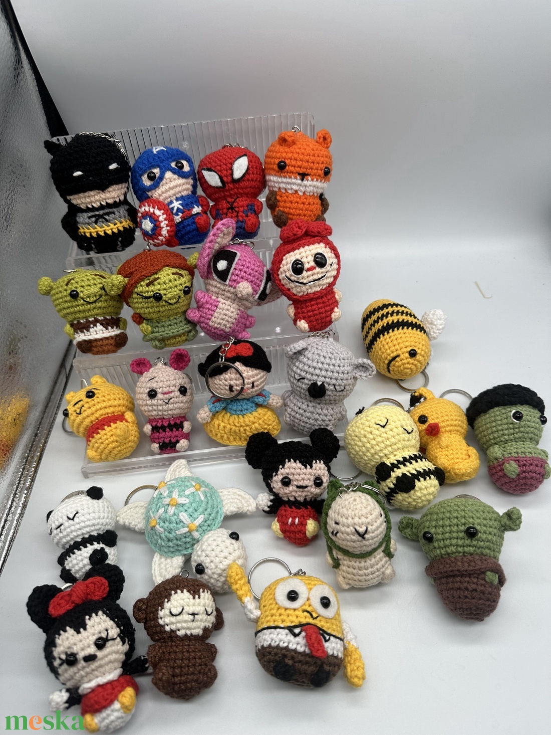 Horgolt kulcstartók - táska & tok - kulcstartó & táskadísz - kulcstartó - Meska.hu