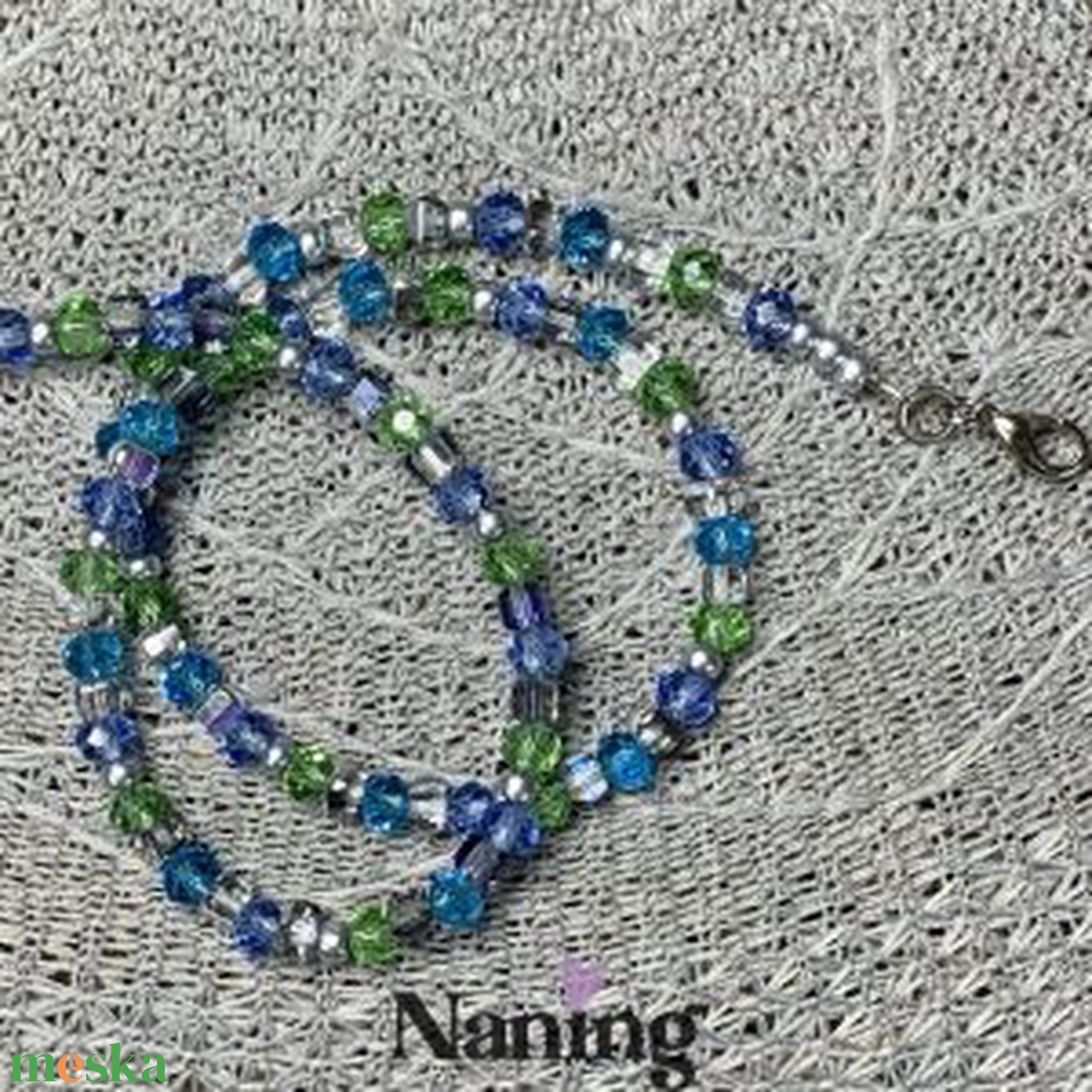 Kézműves nyaklánc - ékszer - nyaklánc - gyöngyös nyaklánc - Meska.hu