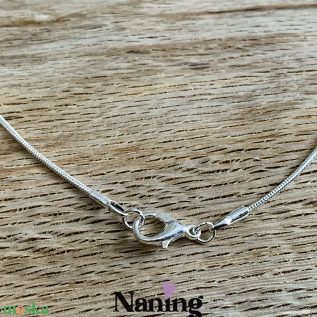 5db nyaklánc alap - kígyó - ezüst színű - 49cm - kellékek & szerszámok - ékszerkellék - nyaklánc alap - Meska.hu