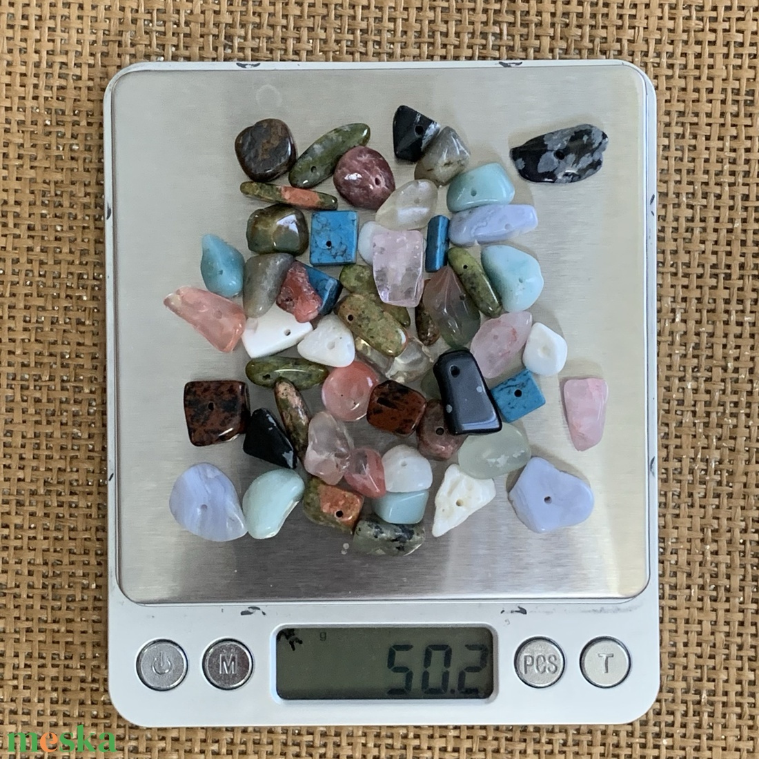 Ásvány kavics - 50gramm - tört ásvány - vegyes csomag - 5-10mm - kellékek & szerszámok - ásvány alapanyag - splitter - Meska.hu