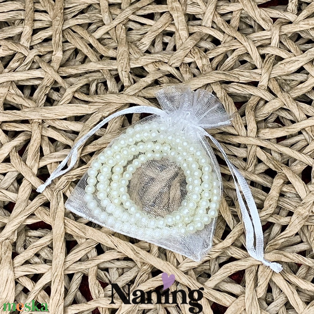 Organza tasak - 10db - 70x90mm - otthon & életmód - papír, írószer - ajándékozás kellékei - ajándékzsák, csomagolás - Meska.hu