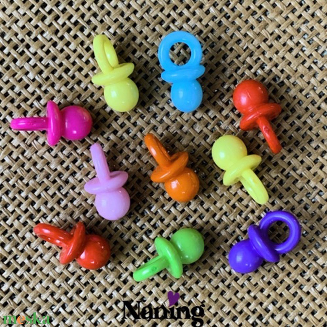 20db cumi � fűzhető/akasztható - 20mm � telt/átlátszó -  vegyes színek - kellékek & szerszámok - gyöngyfűzés kellékek - műanyag gyöngy - Meska.hu