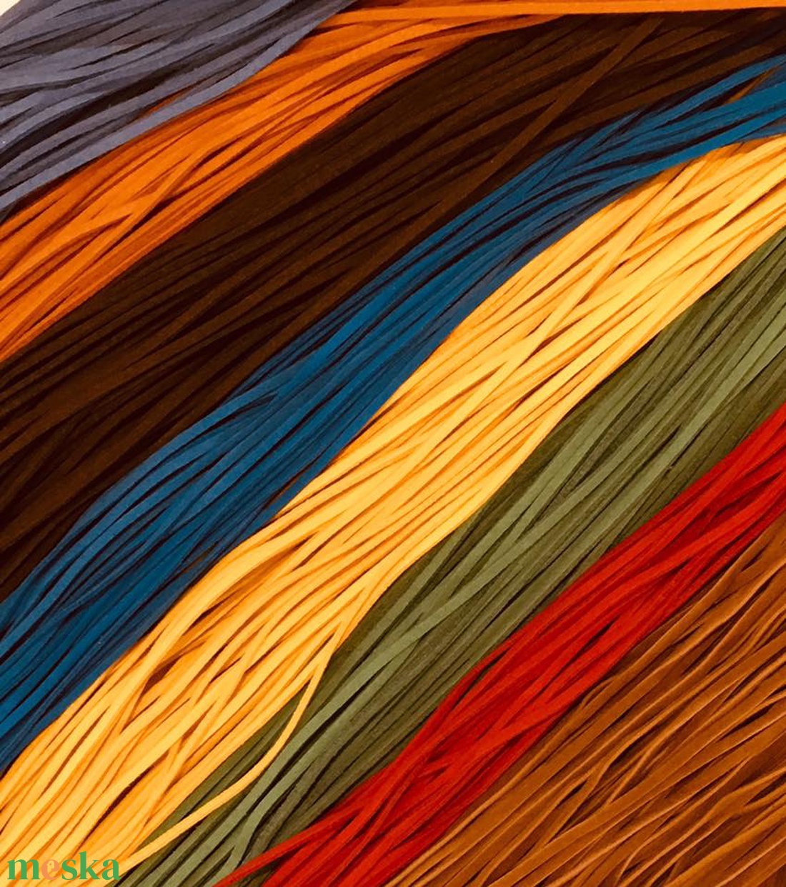 20db hasított bőrszál - 100cm/db - kellékek & szerszámok - rövidáru - fonal, cérna - bőr szál - Meska.hu