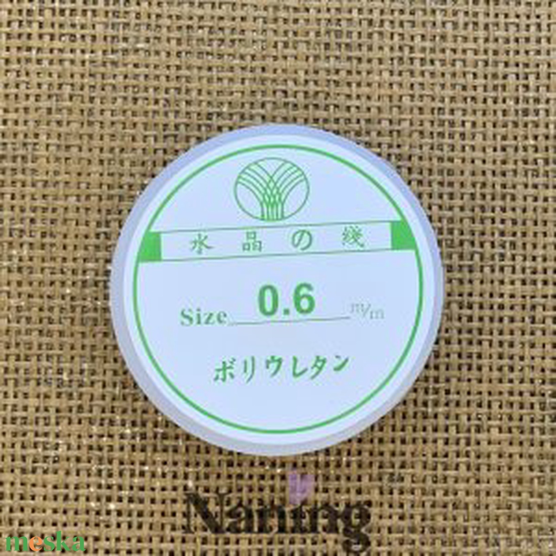 Rugalmas fűzőszál � gumis damil - 1tekercs - kellékek & szerszámok - gyöngyfűzés kellékek - damil - Meska.hu