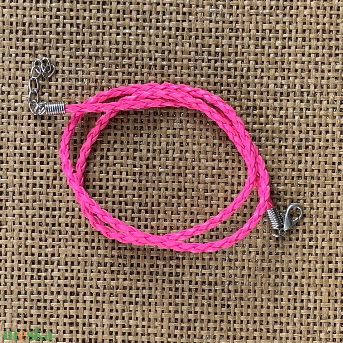 6 db fonott nyaklánc alap, lánchosszabbítóval   (90ft/db) - kellékek & szerszámok - ékszerkellék - nyaklánc alap - Meska.hu