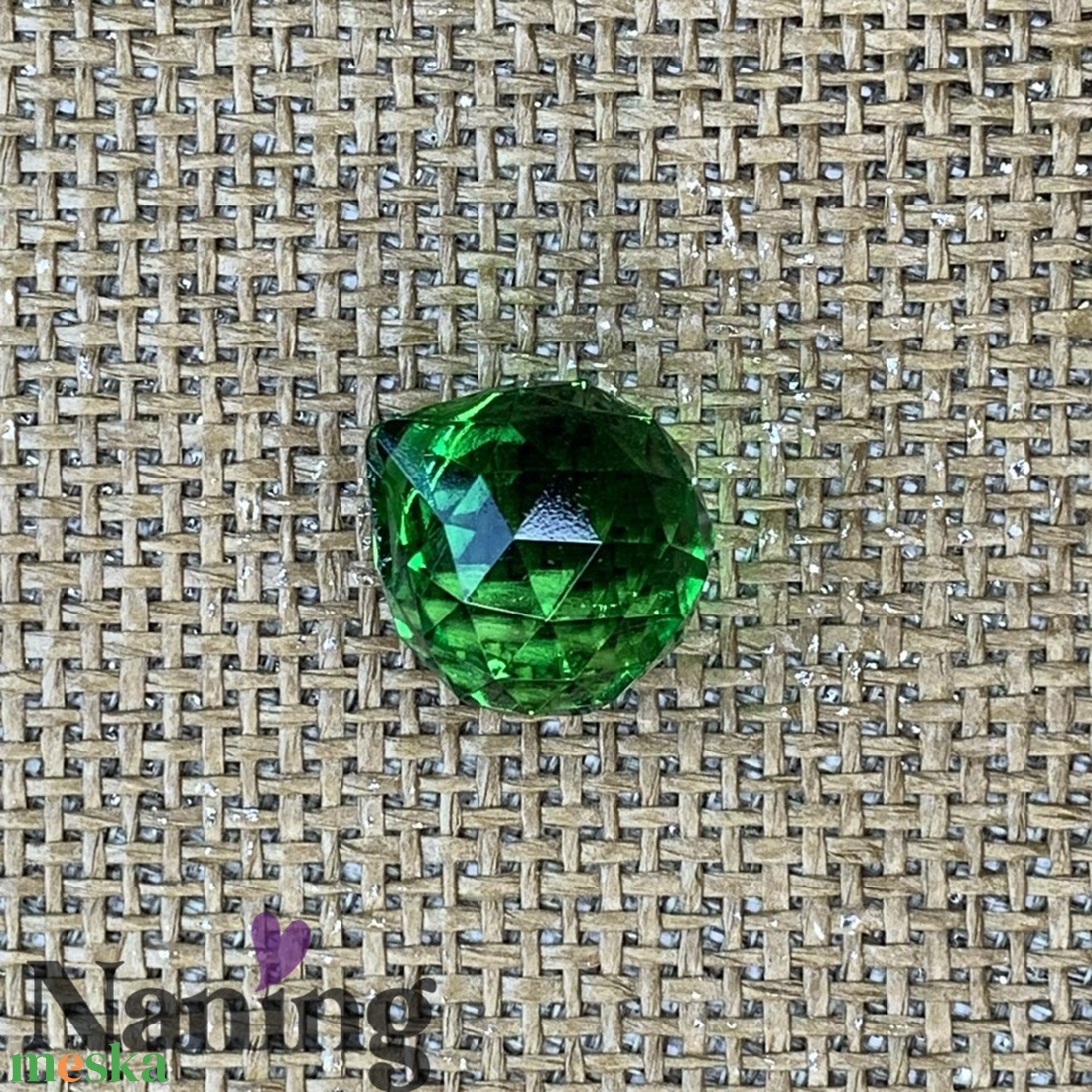 Csiszolt üvegkristály szivárványkristály � napfogó � 20mm  - kellékek & szerszámok - gyöngyfűzés kellékek - üveggyöngy - Meska.hu