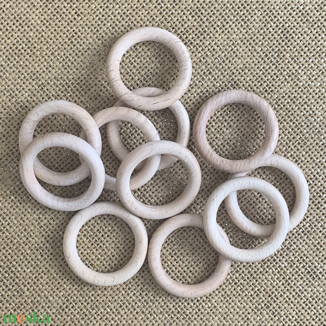 10 db natúr fakarika � 50mm  (60ft/db)  - kellékek & szerszámok - hobby fa alapanyag - doboz - Meska.hu