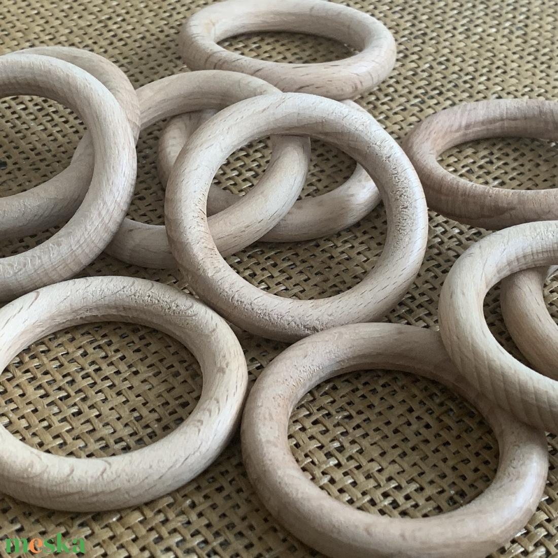 10 db natúr fakarika � 50mm  (60ft/db)  - kellékek & szerszámok - hobby fa alapanyag - doboz - Meska.hu