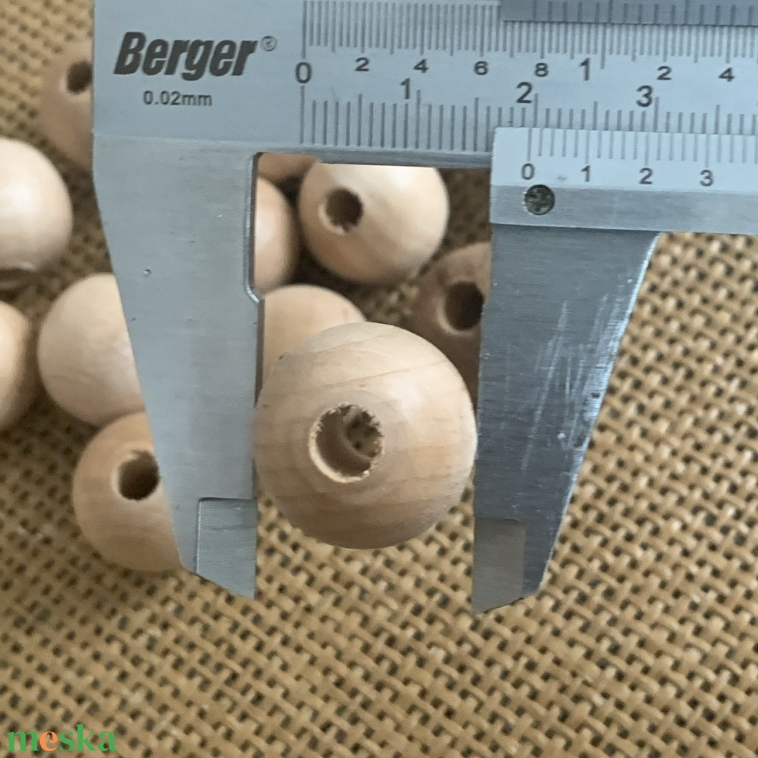 20 db natúr fagolyó � fúrt � 20mm (30ft/db)  - kellékek & szerszámok - hobby fa alapanyag - fagolyó - Meska.hu