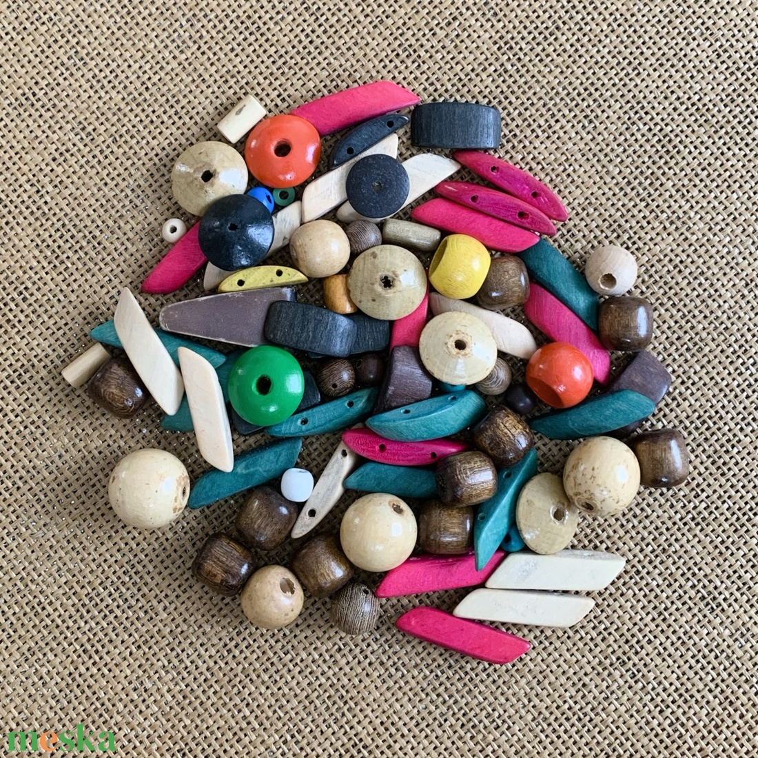 - UTOLSÓ DARABOK - fagyöngy csomag - 80db (3ft/db) - kellékek & szerszámok - gyöngyfűzés kellékek - fa gyöngy - Meska.hu