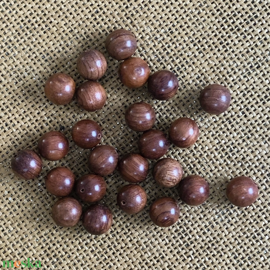 30db pácolt fagolyó - 15mm (20ft/db)  - kellékek & szerszámok - hobby fa alapanyag - fagolyó - Meska.hu