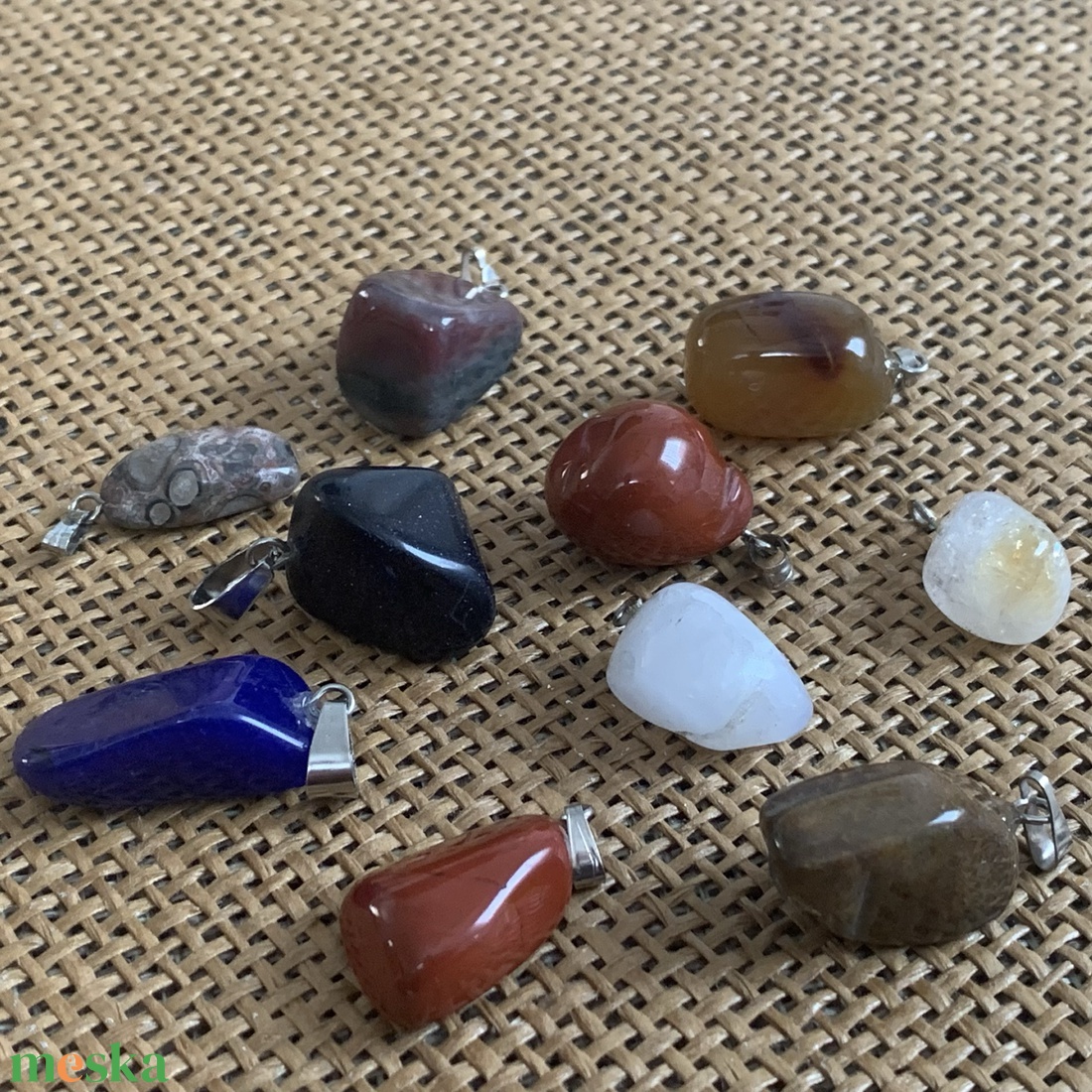 10db ásvány medál (80ft/db) - kellékek & szerszámok - ékszerkellék - medál csomag - Meska.hu