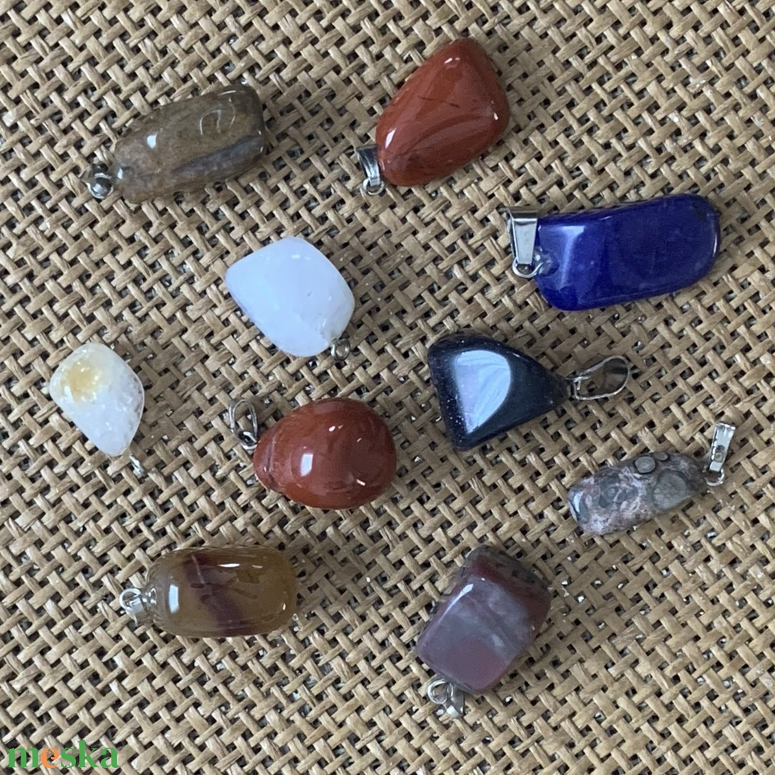 10db ásvány medál (80ft/db) - kellékek & szerszámok - ékszerkellék - medál csomag - Meska.hu