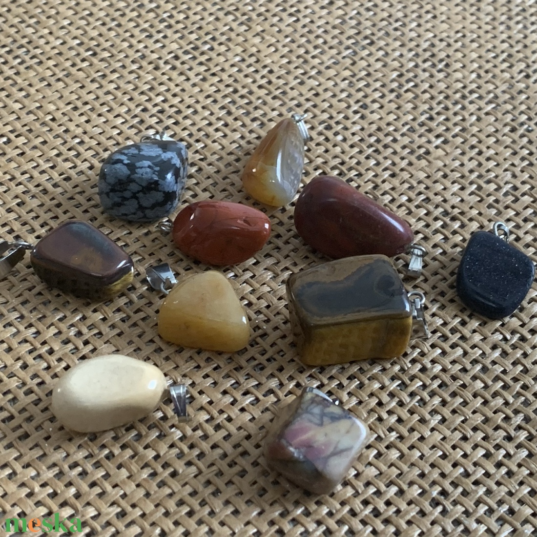 10db ásvány medál (80ft/db) - kellékek & szerszámok - ékszerkellék - medál csomag - Meska.hu