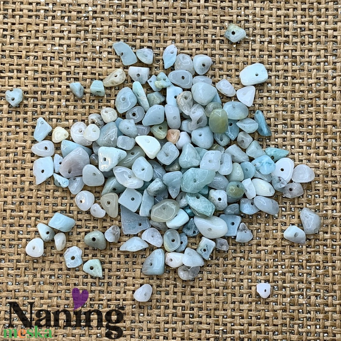 10 gramm ásvány splitter kb.: 5-10mm - s fúrt ásványkavicskák - 4 féle - kellékek & szerszámok - ásvány alapanyag - splitter - Meska.hu