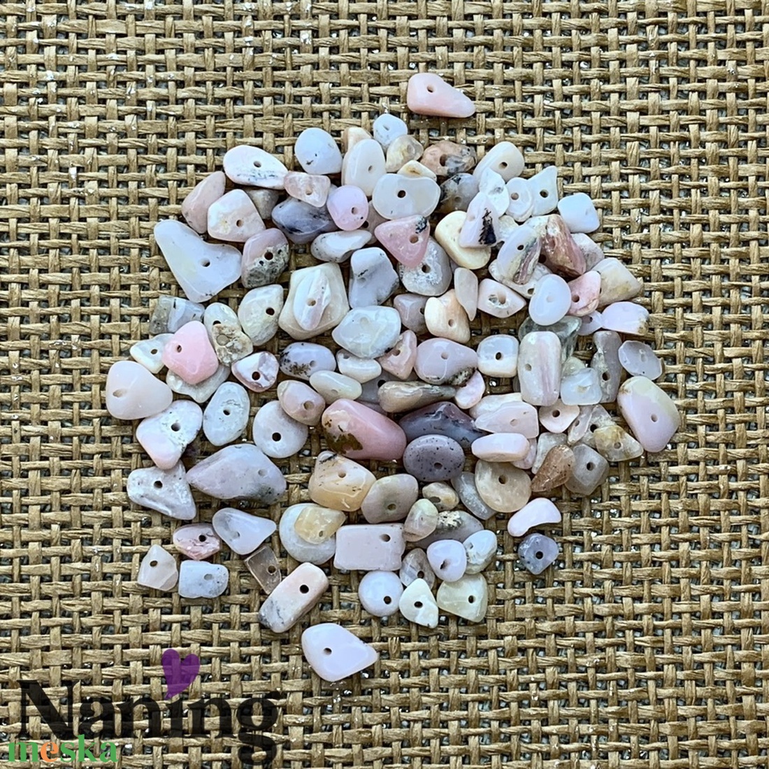 10 gramm ásvány splitter kb.: 5-10mm - s fúrt ásványkavicskák - 4 féle - kellékek & szerszámok - ásvány alapanyag - splitter - Meska.hu