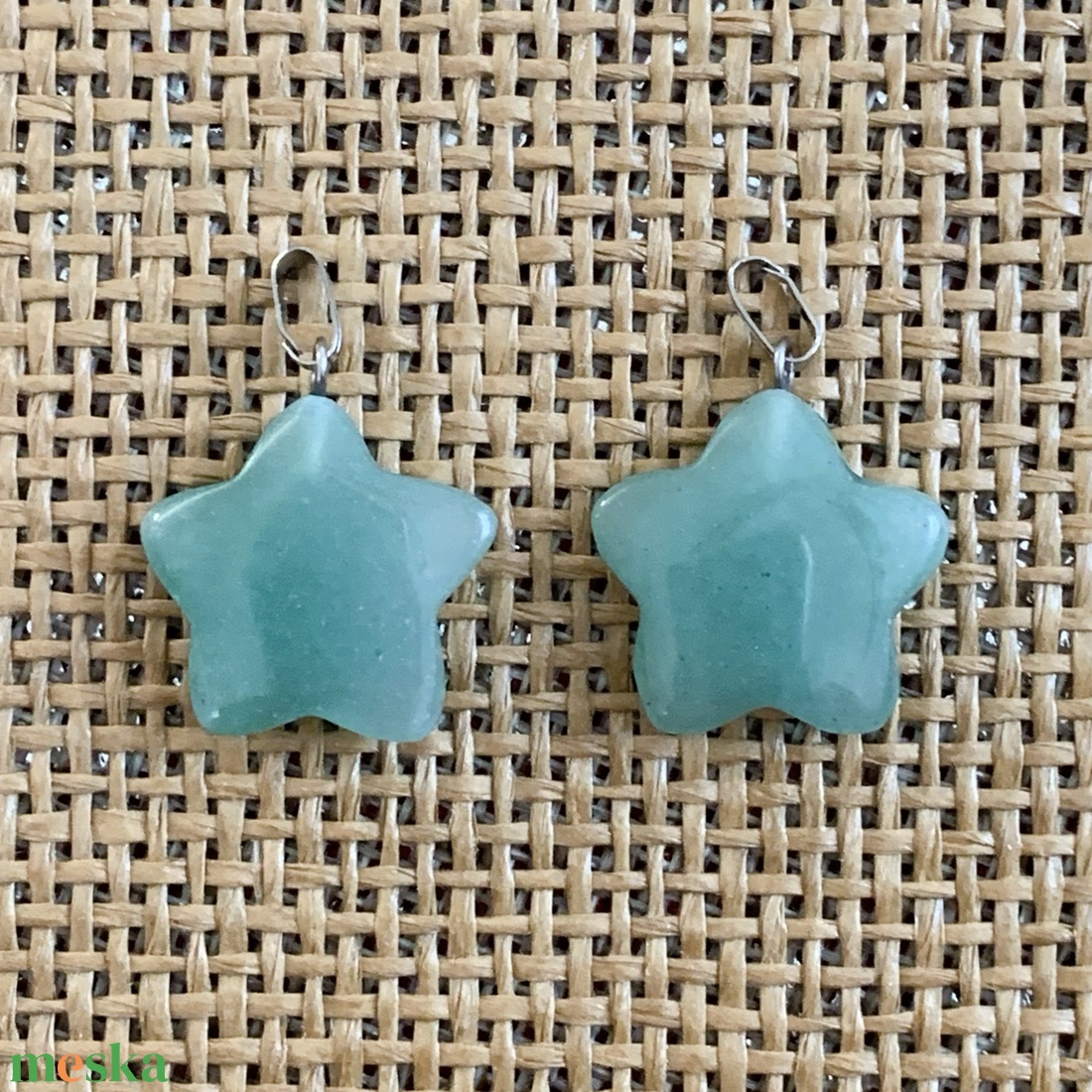 2db ásvány medál - csillag/csepp  (500ft/db) - kellékek & szerszámok - ásvány alapanyag - ásvány figura - Meska.hu