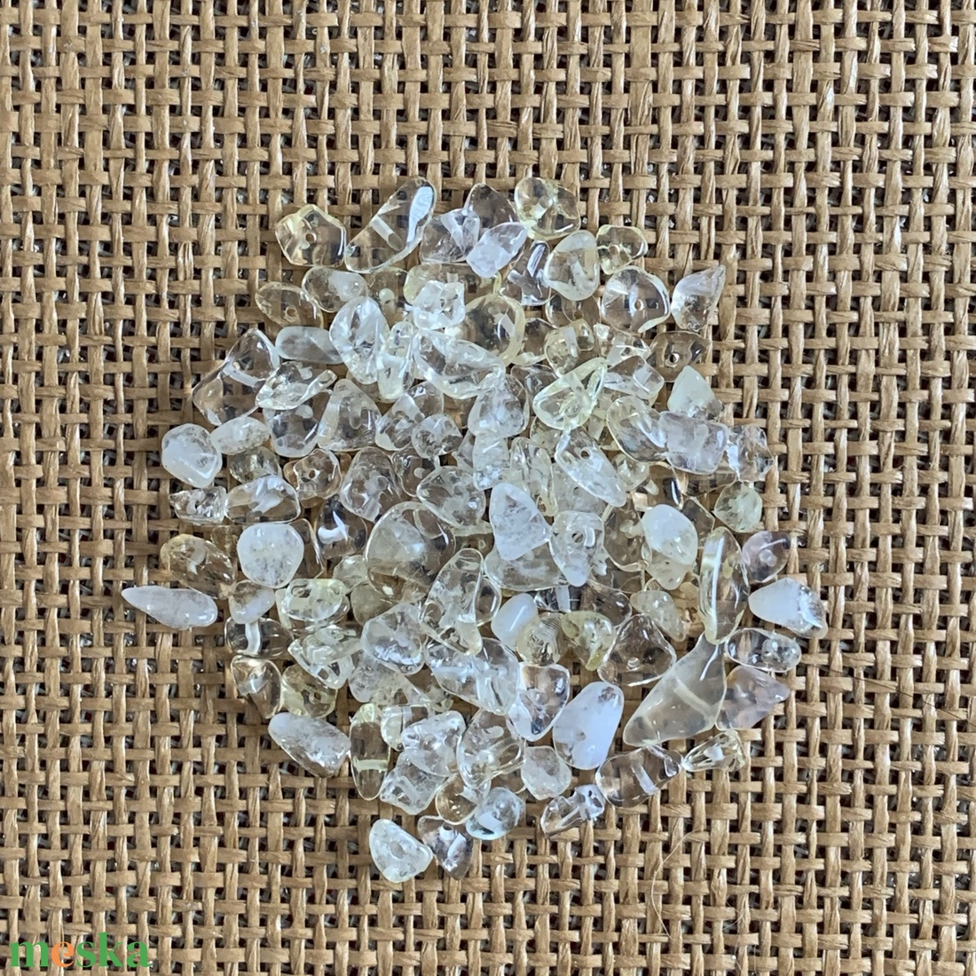 10 gramm ásvány splitter kb.: 5-10mm/fúrt ásványkavicskák - 4 féle - kellékek & szerszámok - ásvány alapanyag - splitter - Meska.hu