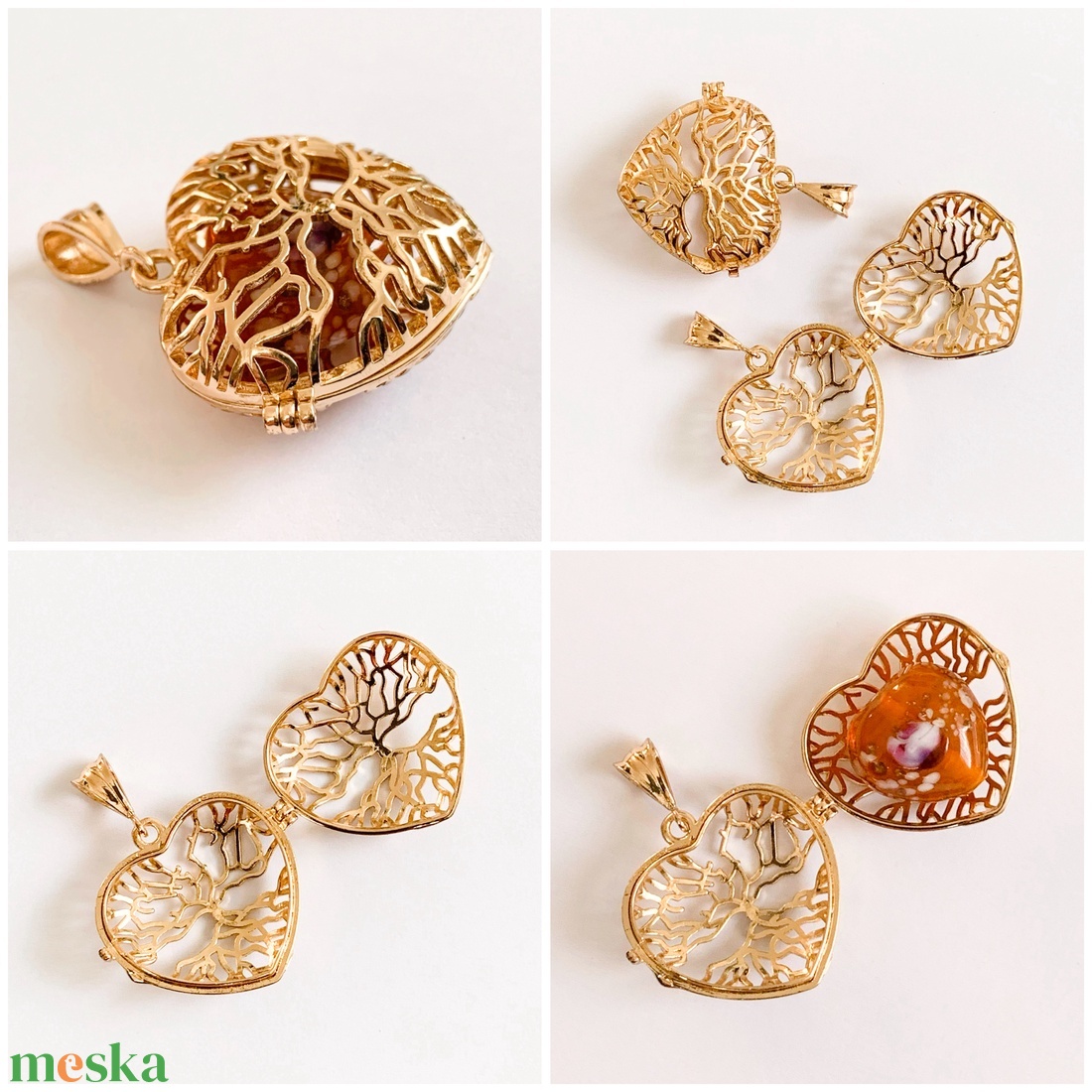 Angyalhívó medál - 3 féle  - ékszer - nyaklánc - medál - Meska.hu