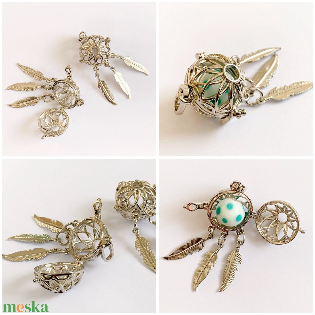 Angyalhívó medál - 3 féle  - ékszer - nyaklánc - medál - Meska.hu