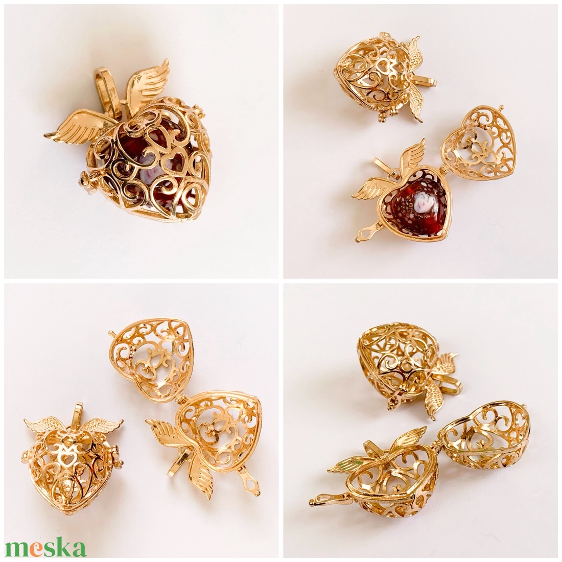 Angyalhívó medál - 3 féle  - ékszer - nyaklánc - medál - Meska.hu