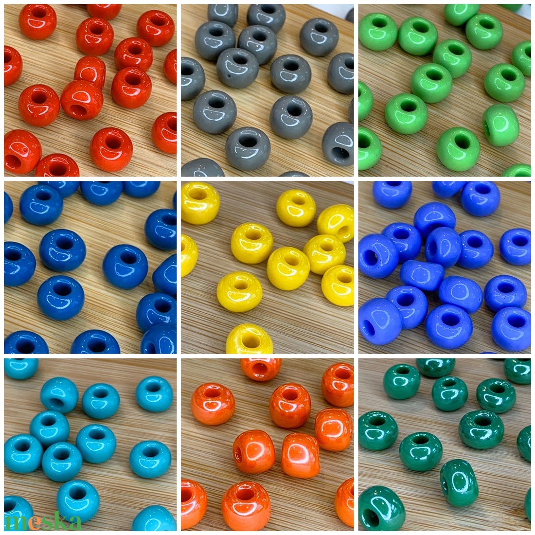 30db PRECIOSA - cseh üveggyöngy - rondell - (20ft/db) - kellékek & szerszámok - gyöngyfűzés kellékek - preciosa kristály - Meska.hu