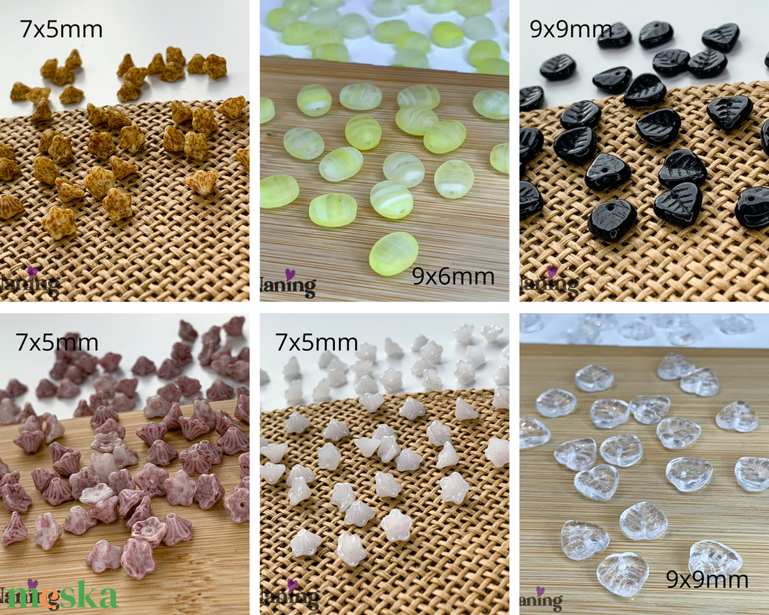 20db PRECIOSA - cseh üveggyöngy - (30ft/db) - kellékek & szerszámok - gyöngyfűzés kellékek - preciosa kristály - Meska.hu