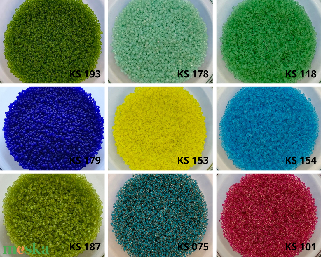 50 gramm kásagyöngy - 2mm  (50ft/10gramm) - kellékek & szerszámok - gyöngyfűzés kellékek - kásagyöngy - Meska.hu