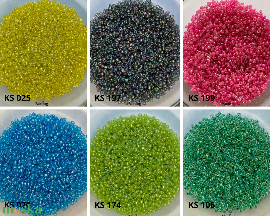 50 gramm kásagyöngy - 3mm  (50ft/10gramm) - kellékek & szerszámok - gyöngyfűzés kellékek - kásagyöngy - Meska.hu