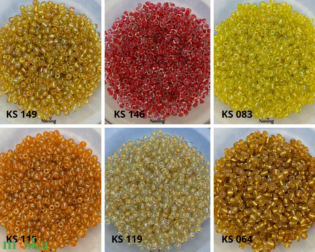 50 gramm kásagyöngy - 4mm  (50ft/10gramm) - kellékek & szerszámok - gyöngyfűzés kellékek - kásagyöngy - Meska.hu