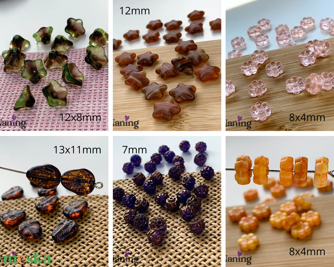 10db PRECIOSA - cseh üveggyöngy - (40ft/db) - kellékek & szerszámok - gyöngyfűzés kellékek - preciosa kristály - Meska.hu