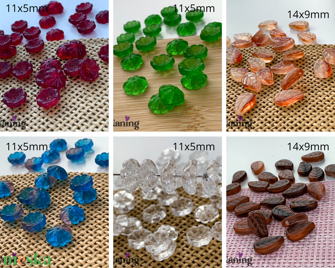 10db PRECIOSA - cseh üveggyöngy - (40ft/db) - kellékek & szerszámok - gyöngyfűzés kellékek - preciosa kristály - Meska.hu