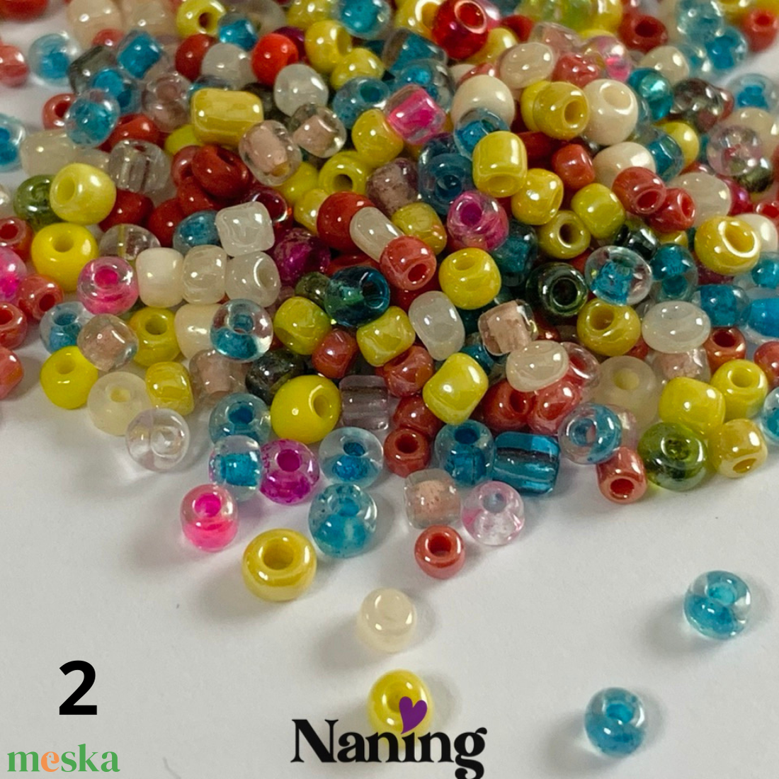 50gramm kásagyöngy mix  (50ft/10gramm) - kellékek & szerszámok - gyöngyfűzés kellékek - kásagyöngy - Meska.hu