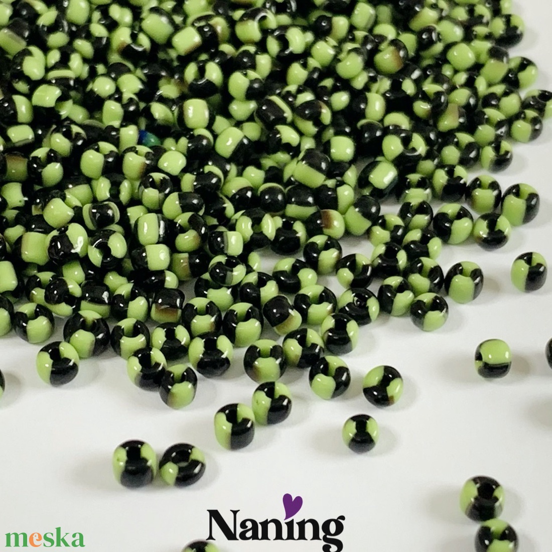 50gramm kásagyöngy - csíkos  (50ft/10gramm) - kellékek & szerszámok - gyöngyfűzés kellékek - kásagyöngy - Meska.hu