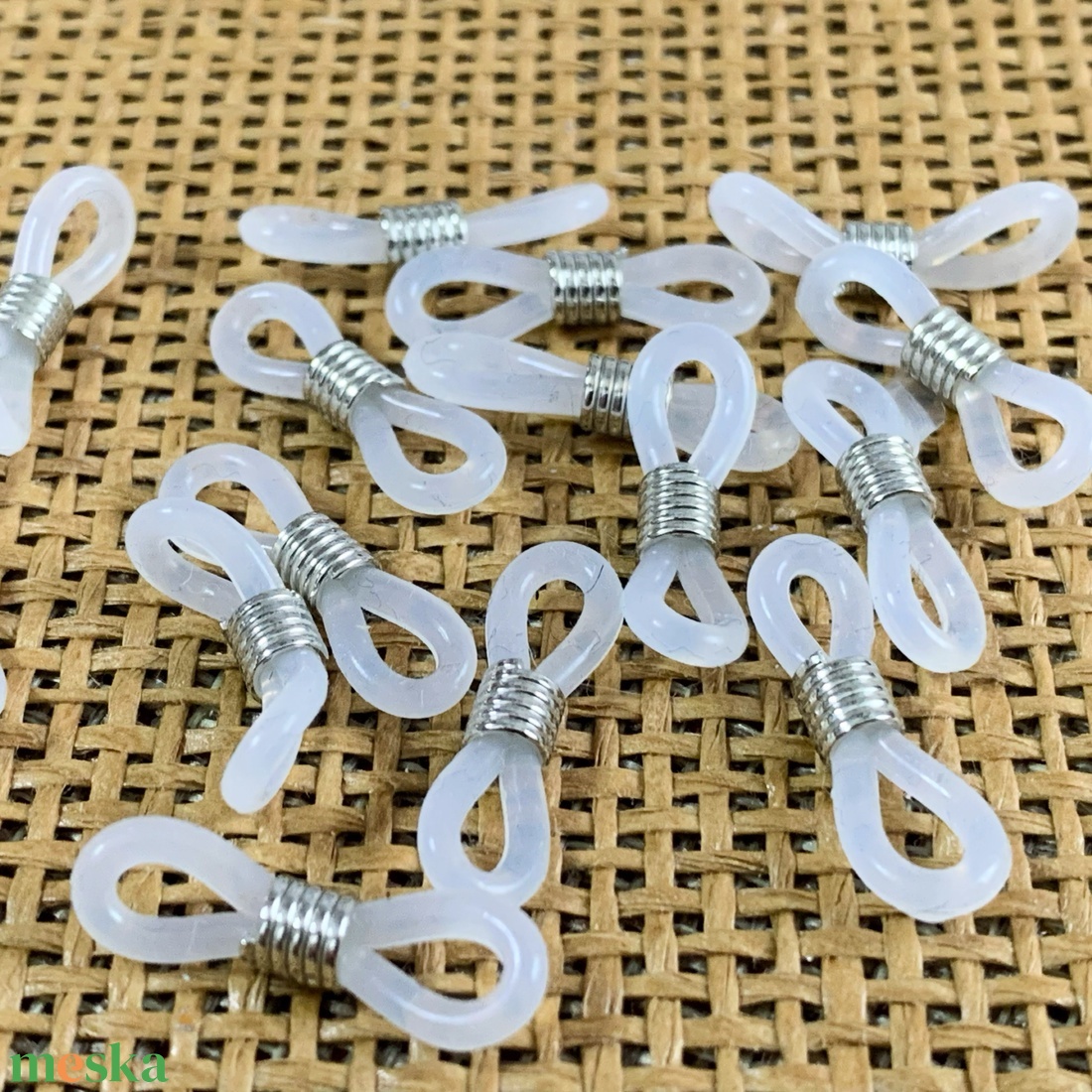 10pár/20db SZEMÜVEGTARTÓ - szilikongyűrű  (60ft/pár) - ékszer - szemüveglánc - Meska.hu