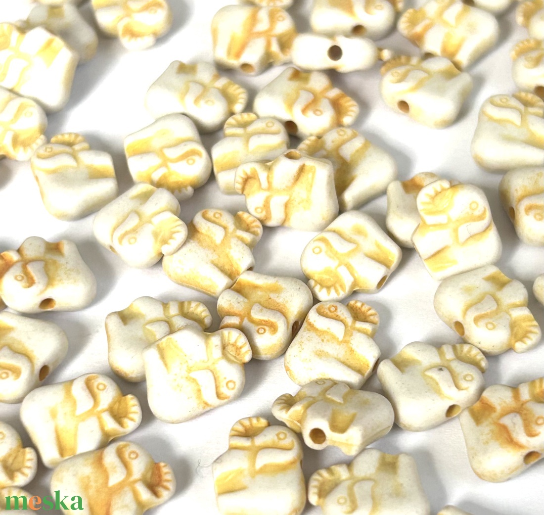 100db akril gyöngy - elefánt - - kellékek & szerszámok - gyöngyfűzés kellékek - műanyag gyöngy - Meska.hu