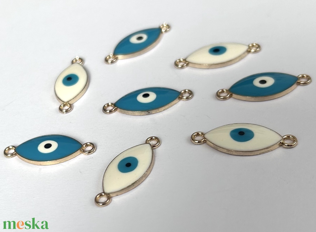 8db fém köztes/összekötőelem (100ft/db) - kellékek & szerszámok - gyöngyfűzés kellékek - fém köztesek - Meska.hu