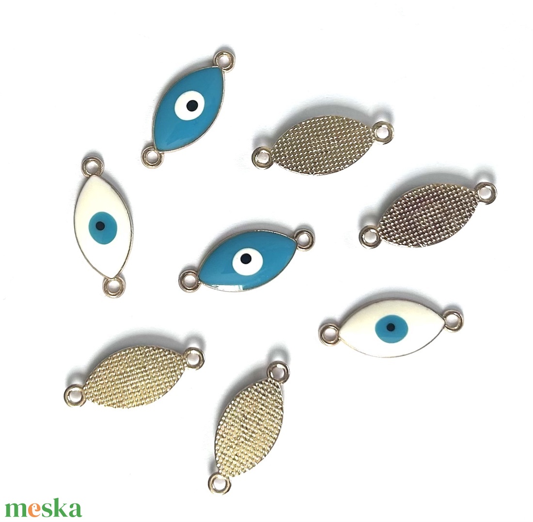 8db fém köztes/összekötőelem (100ft/db) - kellékek & szerszámok - gyöngyfűzés kellékek - fém köztesek - Meska.hu