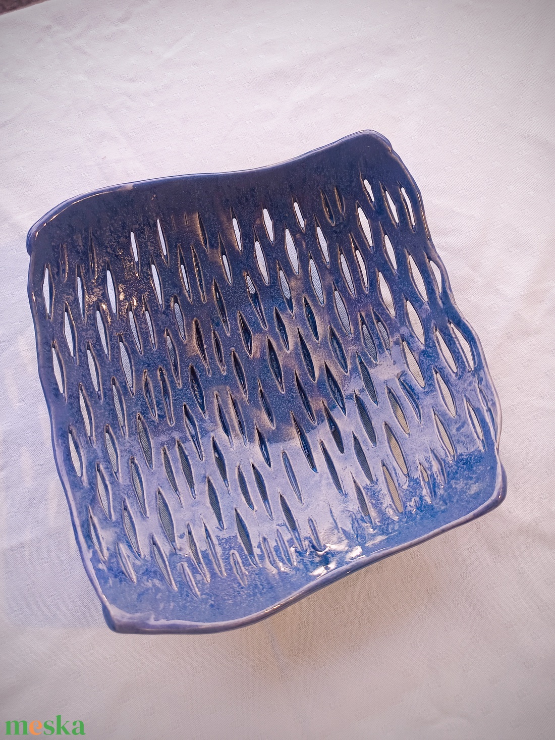 Kerámia kosár - otthon & életmód - konyhafelszerelés, tálalás - konyhai textil - szalvéta - Meska.hu