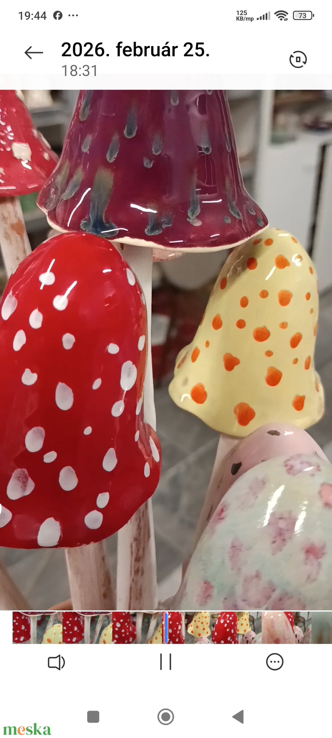 Kerámia gombák - otthon & életmód - autó - autós illatosító - Meska.hu